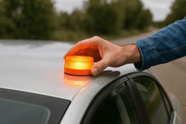Luz de Emergencia V16 con Geolocalización Homologada